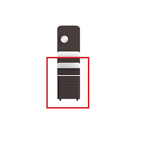 Creavit FL1060.00 Foglia Тумба напольная 160х60 см, венге