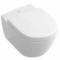 Villeroy & Boch 5614R0R1 Subway 2.0 Чаша унитаза подвесного 37х56 см, с глубоким смывом, альпийский белый CeramicPlus