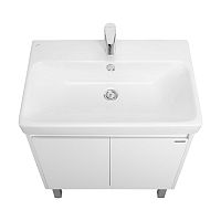 Aquaton 1A278901SD010 Сканди Тумба под раковину70 белый глянец, белый матовый купить  в интернет-магазине Сквирел