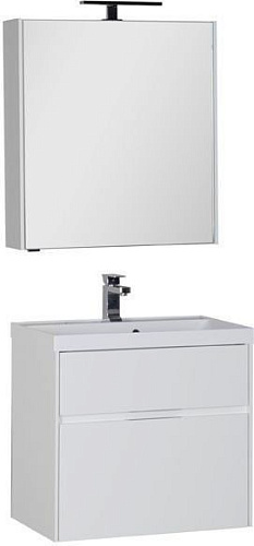 Aquanet 00180123 Латина Комплект мебели для ванной комнаты, белый купить  в интернет-магазине Сквирел
