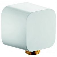 Kludi 6554343-00 A-QA Соединение для шланга угловое, с защитой от обратного тока воды, белый