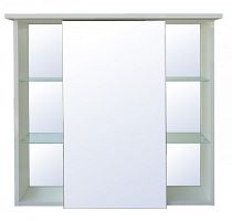 Loranto CS00046071 Модерн Зеркальный шкаф, 80х82 см, белый купить  в интернет-магазине Сквирел