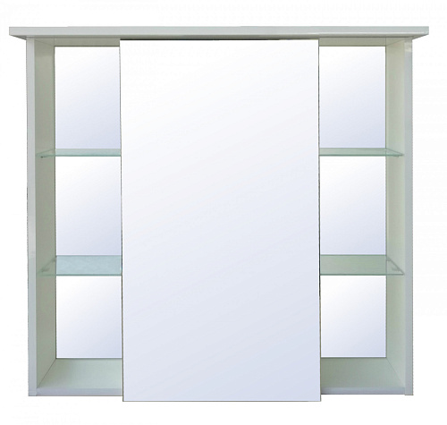 Loranto CS00046071 Модерн Зеркальный шкаф, 80х82 см, белый купить  в интернет-магазине Сквирел