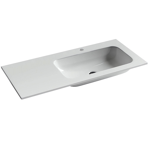 Ceramica Nova CN7015 Element Умывальник накладной 101х45.7 см, чаша справа, белый