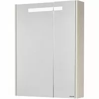 Акватон 1A206902VDAV0 Верди PRO Зеркальный шкаф 60х81 см, белый/ясень фабрик купить  в интернет-магазине Сквирел
