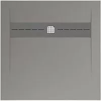 Allen Brau 8.21001-PGM Infinity Душевой поддон, 90х90 см, серый
