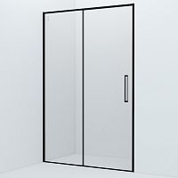 IDDIS, SLI6BS3i69 Slide Душевая дверь 130х195 см, черный алюминиевый профиль, матовый