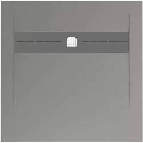 Allen Brau 8.21001-PGM Infinity Душевой поддон, 90х90 см, серый