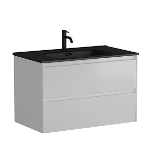 Sancos CN80W Cento Тумба под раковину 79х45 см, подвесная, белый глянец