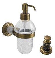 Boheme 10912-B-BR Murano Bronze Дозатор для жидкого мыла, бронза/черный Boheme 10912-B-BR Murano Bronze Дозатор для жидкого мыла, бронза/черный