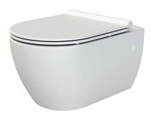 Подвесной унитаз с биде с крышкой  Boheme Bianca 963-SET-2-MW белый матовый