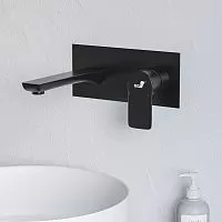 RGW 51140546-04 Shower Panels SP-46B Смеситель встраиваемый с изливом, черный