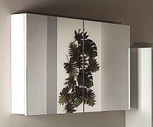 Зеркальный шкаф Armadi Art Vallessi 100 белый глянец с подстветкой 546-W