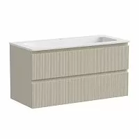 Sancos SNT100CE Snob T Тумба под раковину 99.5х44.5 см, подвесная, Beige Soft купить  в интернет-магазине Сквирел
