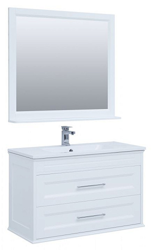 Aquanet 00258284 Бостон Комплект мебели для ванной комнаты, белый купить  в интернет-магазине Сквирел