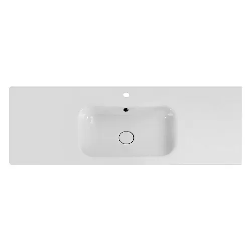 Cezares CZR-NAT-120-LVB Duet Раковина керамическая, 120х46 см, белый
