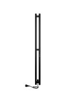 INDIGO LSE120-10BRRt Style Электрический полотенцесушитель без полочки, черный