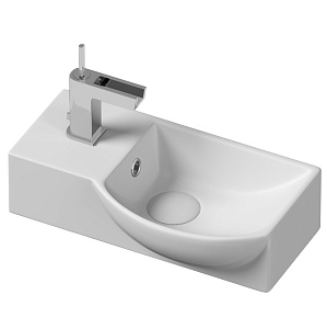 Ceramica Nova CN6039R Element Умывальник подвесной, чаша справа, 40х22 см, белый