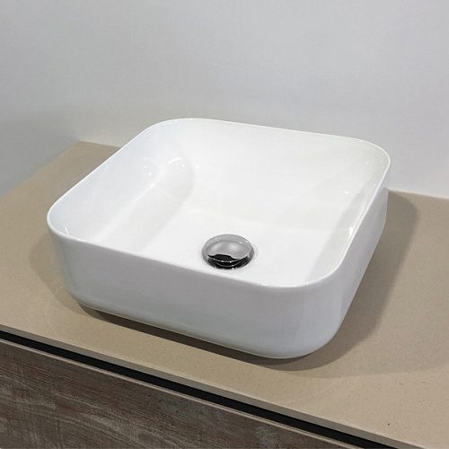 COMFORTY 00004150366 Раковина накладная 39х39 см, белая снято с производства