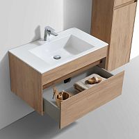 Vincea VMC-2C800NO Chiara База под раковину, 80х48 см, подвесная, N.Oak (натуральный дуб)