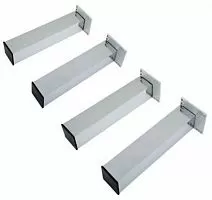 Aquanet 00181454 Комплект ножек для мебели, хром купить  в интернет-магазине Сквирел