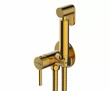 WasserKraft A70838 Смеситель для душа встраиваемый, с гигиенической лейкой, матовое золото