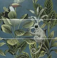 APE SILK DecorSet(3)DEFToucanBlue Декоративное панно купить в интернет-магазине Сквирел