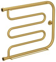 Сунержа 032-4012-5065 Лира Полотенцесушитель водяной 2П 500х650 мм, Н. Г. 1", матовое золото