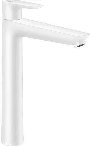 Hansgrohe 71716700 Talis E 240 Смеситель для раковины, сливной гарнитур, белый матовый