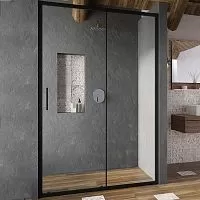 Ravak X0PMG0300Z1 BLSDP2-120 Душевая дверь Blix Slim, черный + транспарент