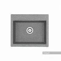 Акватон 1A715232LD230 Делия Мойка для кухни 60х50 см, серая