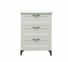 Эстет ФР-00002232 Bali Classic Тумба с раковиной 75х45 см, напольная, 3 ящика, белая купить  в интернет-магазине Сквирел