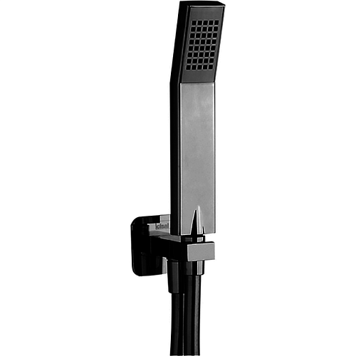 Cisal DS01880040  Shower Душевой гарнитур:ручная лейка,шланг 150 см,вывод с держателем, цвет черный матовый снято с производства