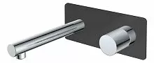 Boheme 125-BCR.2 Stick Touch Смеситель для раковины, встроенный, черный/хром