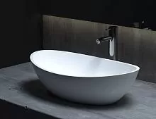 Salini 1101103GRF Noemi Раковина накладная, материал S-Sense, 56х34 см, RAL
