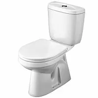 Santek 1WH302136 Анимо Унитаз-компакт 38х62 см, с вертикальным выпуском, белый
