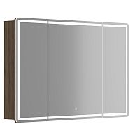 Sancos MI120ECH Mirror Зеркальный шкаф для ванной комнаты 119х74 см, с LED подсветкой, дуб чарльстон