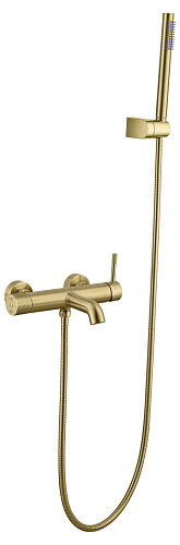 Boheme 463-MG Uno Смеситель для ванны с душем, золото матовое