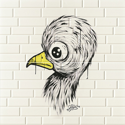 Часть декоративного панно Imola Mash-Up Chick Yellow 2 29.2x58.6 (ChickYellow2) снято с производства