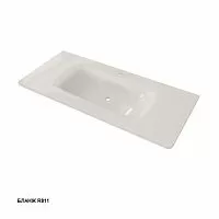 Caprigo OW15-2221-R811 Accord Раковина стеклянная без бортика, 100х46 см, бланж