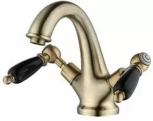 Caprigo 03B-520-vot Adria-Classic Black Edition Смеситель для раковины, бронза