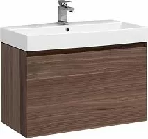Aquanet 00213936 Нью-Йорк Тумба с раковиной Тумба с раковиной, 86х44 см, темное дерево купить  в интернет-магазине Сквирел