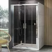 Ravak 0ZKK0C00Z1 10DP4-200 Душевая дверь раздвижная 10°, хром + транспарент