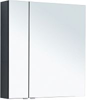 Aquanet 00277535 Алвита New Зеркальный шкаф без подсветки, 80х85 см, серый