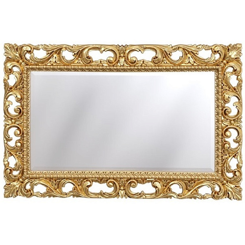 Caprigo PL106-1-ORO Зеркало в Багетной раме, 115х75 см, золото купить  в интернет-магазине Сквирел