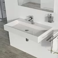 Ravak XJO01280000 Natural Раковина без перелива 80х45см, белый