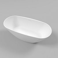 WHITECROSS 0208.160075.200 Onyx Ванна из искусственного камня 160х75 см, белая