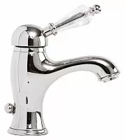 Cezares VINTAGE-LSM1-01-Sw Смеситель для раковины, с донным клапаном, хром/ручки Swarovski