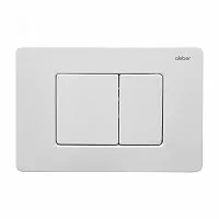 Кнопка смыва ABBER AC0120MW белая матовая