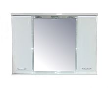 Loranto CS00040227 Коралл Зеркальный шкаф, 100х73 см, белый купить  в интернет-магазине Сквирел
